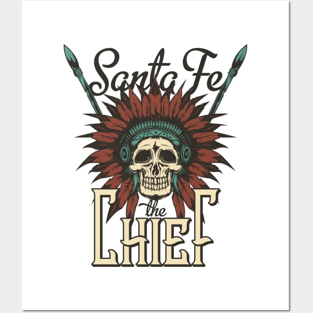 Santa Fe Chief Wall Art by Verboten